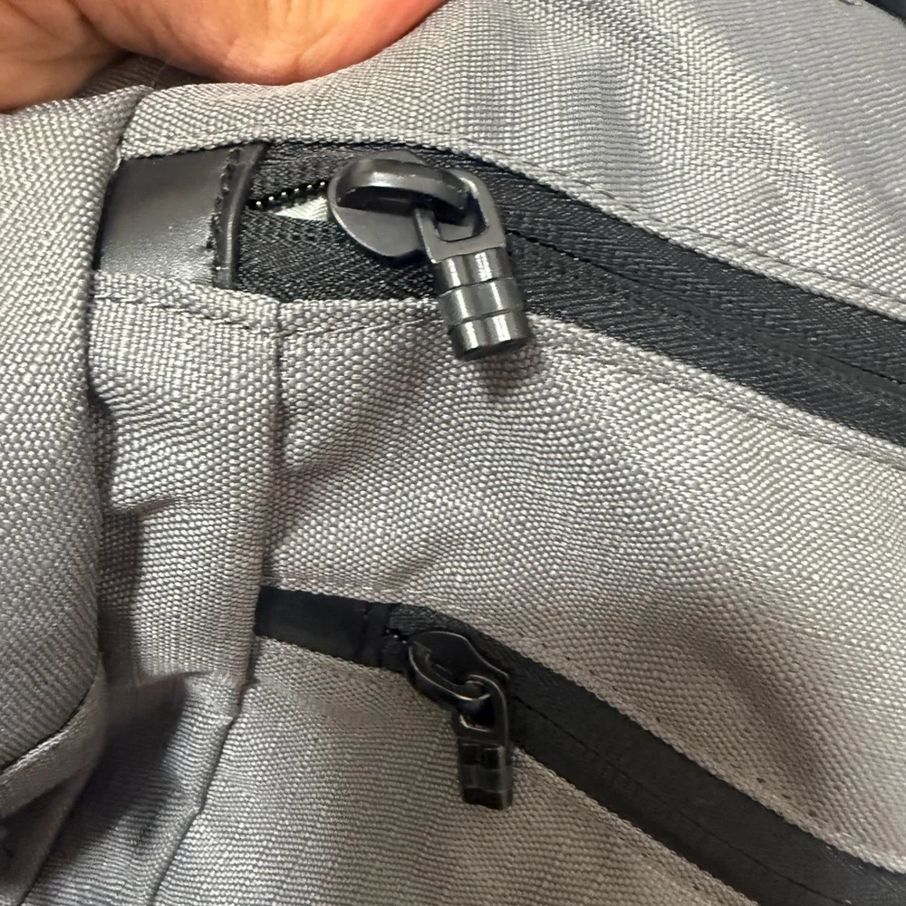 Nylon duffle bag, weekender/travel bag Lands' End Gray Duffel Bag for Men